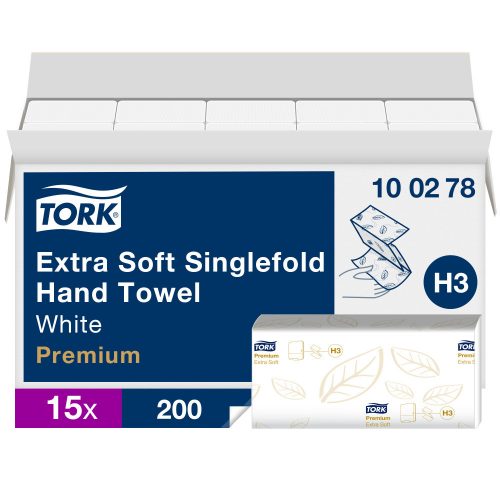 H3 100278 Tork Singlefold Extra Soft Z-fold Handtuchpapier