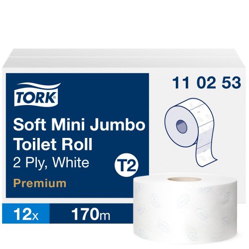  T2 110253 Tork Soft Mini Jumbo Midi Toilettenpapier Toilette Toilettenpapier