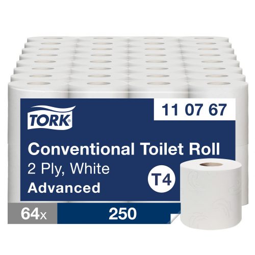  T4 110767 Tork Toilettenpapier, kleine Rolle, Toilettenpapier