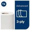 T4 110782 Tork Toilettenpapier, kleine Rolle, Toilettenpapier