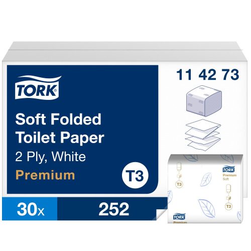 T3 114273 Tork Weiches gefaltetes Toilettenpapier