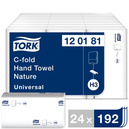  H3 120181 Tork Universal C-Falz gefaltetes Handtuchpapiertuch – Auslaufprodukt –