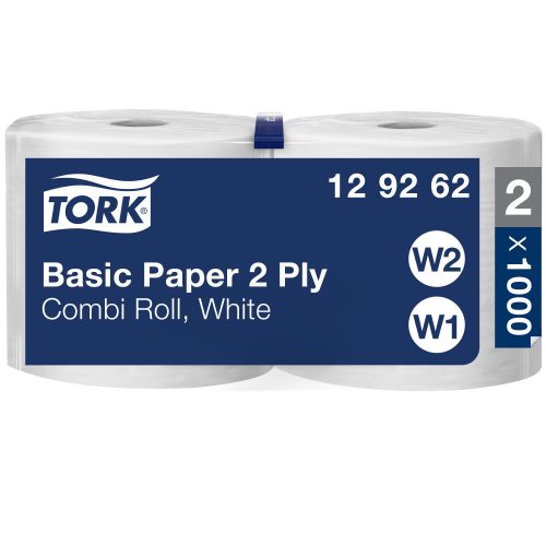 W2 129262 Tork allgemeines Seidenpapier-Kombirollen-Industriepapierhandtuch