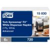 N14 15830 Tork Xpressnap Snack Extra Soft Spenderserviette Weiß