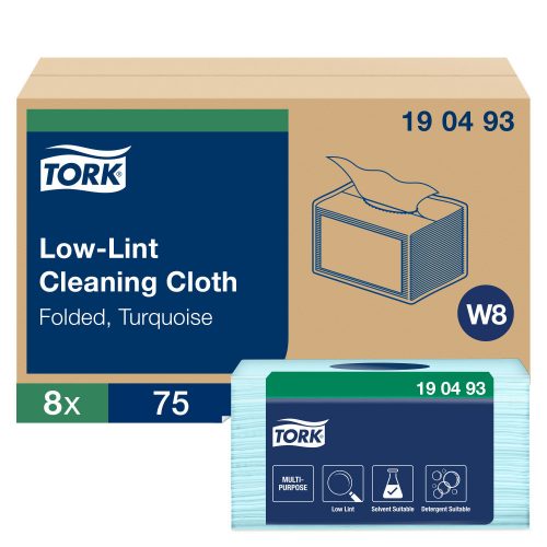 W8 190493 Tork fussfreies Reinigungstuch, gefaltetes Industriepapiertuch