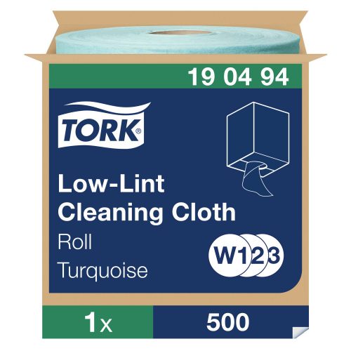 W1 190494 Tork fusselarme Reinigungstuchrolle Industriepapierhandtuch Alte Artikelnummer: 90494