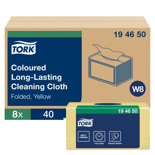 W8 194650 Tork Mehrzweck-Reinigungstuch mit Farbcodierung