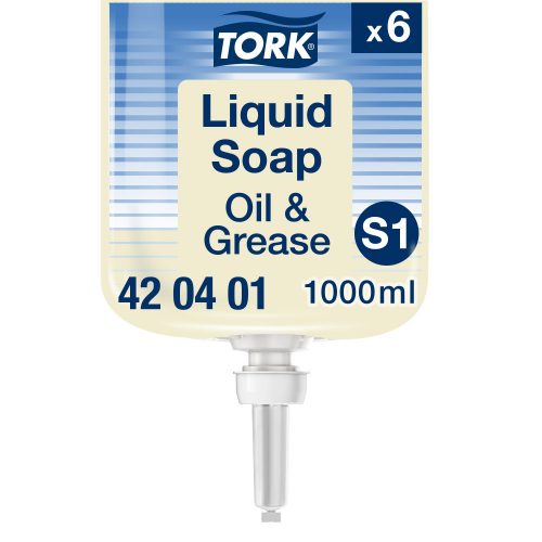 S1 420401 Tork Öl und entfettende Industrie-Flüssigseife 6x1L