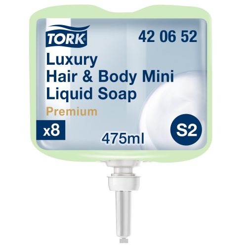 S2 420652 Tork Luxus-Toiletten-Flüssigseife 8x0,45L