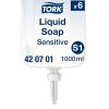 S1 420701 Tork Handpeeling-Flüssigseife für empfindliche Haut 6x1L