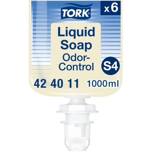 S4 424011 Tork geruchsneutralisierende Flüssigschaumseife 6x1L