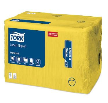 470254 Tork Lunchserviette bis 1 Gelb