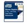 470405 Tork Dinner-Serviette 1/8 Falz Dunkelblau