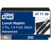 477148 Tork Lunchserviette schwarz