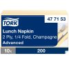 477153 Tork Lunch-Serviette Champagner