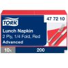 477210 Tork Lunch-Serviette rot