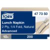 477350 Tork Lunch-Serviette mit umweltfreundlichem Etikett „Natural“.