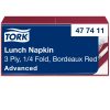 477411 Tork Soft Lunch Serviette Burgund