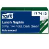 477413 Tork Soft Lunch Serviette Dunkelgrün