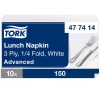 477414 Tork Soft Lunch Serviette weiß