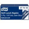 477419 Tork Soft Lunch Serviette 1/8 Falz Dunkelblau