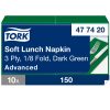 477420 Tork Soft Lunch Serviette 1/8 gefaltet Dunkelgrün