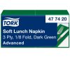 477420 Tork Soft Lunch Serviette 1/8 gefaltet Dunkelgrün