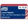 477422 Tork Lunch-Serviette, 1/8 gefaltet, Burgunderrot