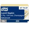 477427 Tork Lunch-Serviette 1/8 Driven Champagne