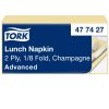 477427 Tork Lunch-Serviette 1/8 Driven Champagne