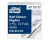 477577 Tork Soft Dinner Serviette weiß