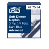 477594 Tork Soft Dinner-Serviette Dunkelblau