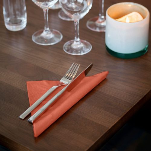 477601 Tork Soft Dinner Serviette Terrakotta