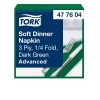 477604 Tork Soft Dinner-Serviette Dunkelgrün