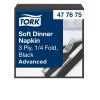 477675 Tork Soft Dinner-Serviette Schwarz