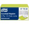 477822 Tork Cocktailserviette Limette 24/2