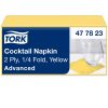 477823 Tork Cocktailserviette gelb 24/2