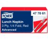 477861 Tork Soft Lunch Serviette Rot