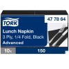 477864 Tork Soft Lunch Serviette Schwarz