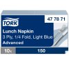 477871 Tork Soft Lunch Serviette Hellblau