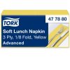 477880 Tork Soft Lunch Serviette, 1/8 gefaltet, Gelb