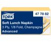 477882 Tork Soft Lunch Serviette 1/8 Driven Champagner