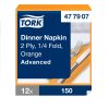 477907 Tork Orange Dinner-Serviette