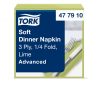 477910 Tork Soft Dinner-Serviette Limette