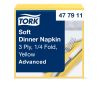 477911 Tork Soft Dinner-Serviette Gelb