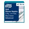 477914 Tork Soft Dinner-Serviette Blaugrün