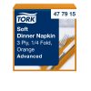 477915 Tork Soft Dinner-Serviette Orange