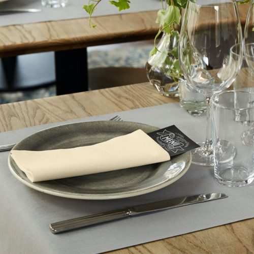 478146 Tork Premium Linstyle Dinner-Serviette mit Textileffekt Creme