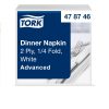 478746 Tork Dinner-Serviette weiß