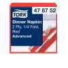 478752 Tork Dinner-Serviette Rot